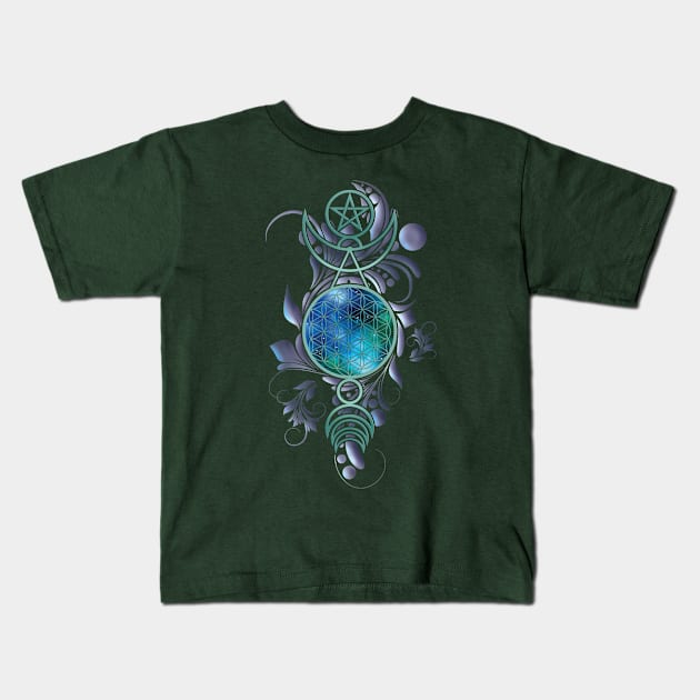 Sacred Space 2 Kids T-Shirt by Arcuedes